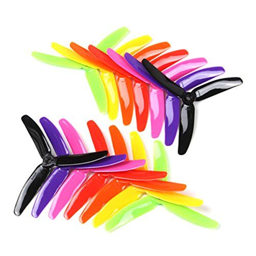 Kingkong/LDARC 5X4X3 5040 5 Inch 3-Blade  Propeller (2Pairs 2CW+2CCW) for RC Drone FPV Racing
