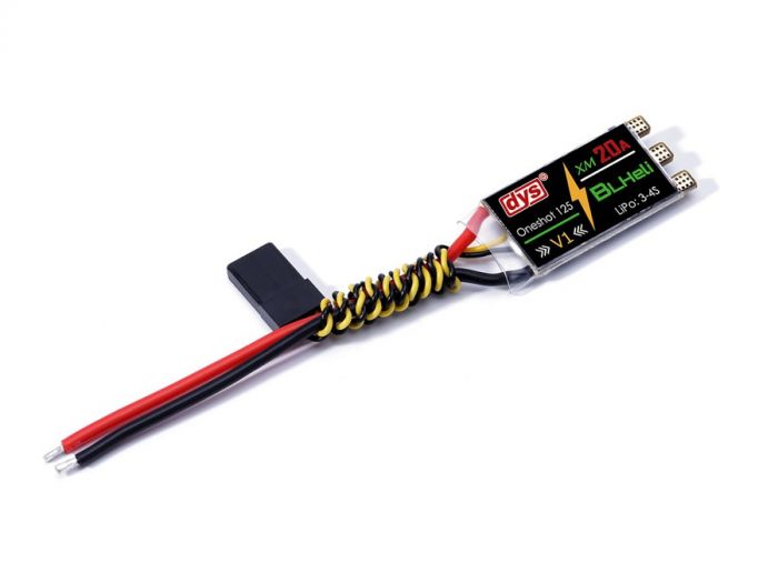 DYS XM 20A-V1 3s-4s Lipo BLheli Electronic Speed Controller With Solder pads for Motors